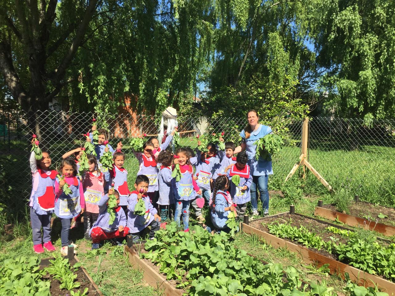 Escuela N°906 - Marcos Paz Niños y rabanitos