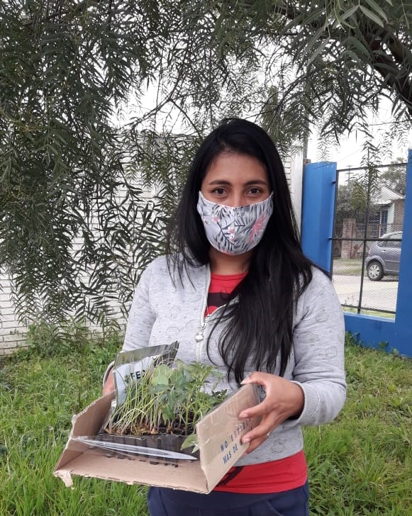 Madre de la escuela N°911 San Vicente